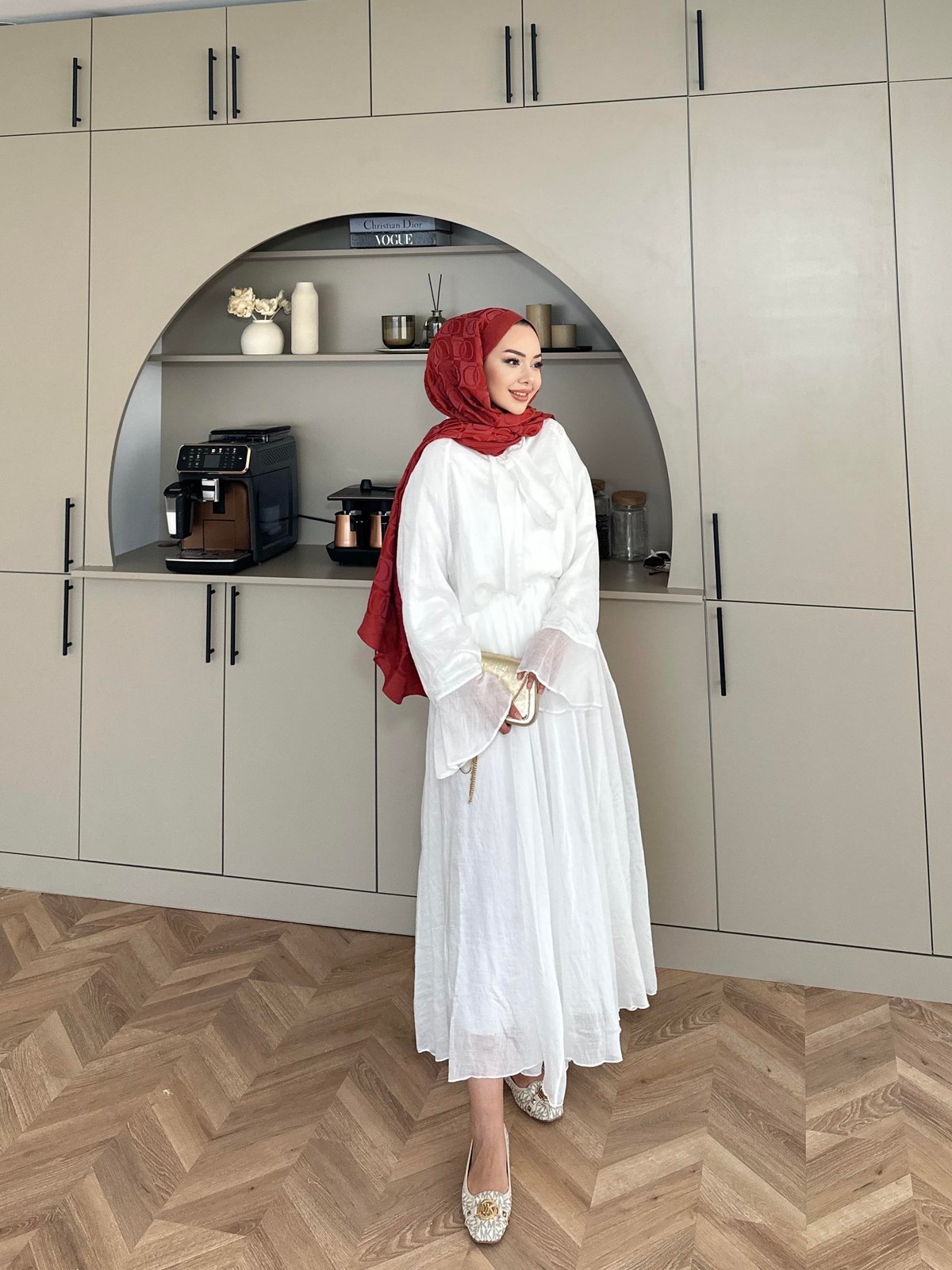 Tulle Ecru Skirt Set