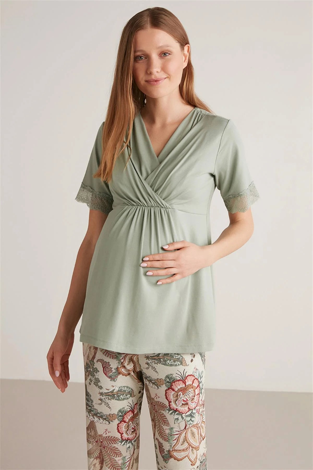 Floral Soft Touch Maternity Pyjama