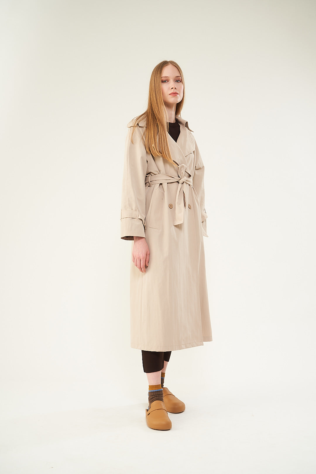 Astarlı Trenchcoat Taş,  36-38