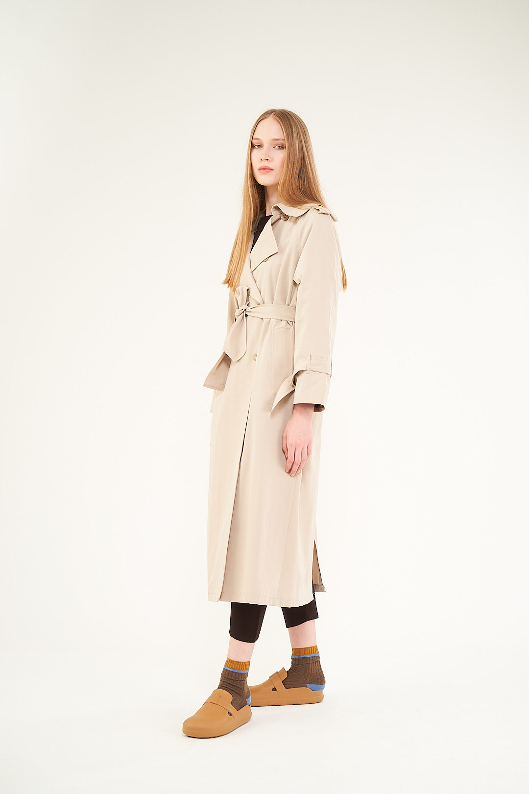 Astarlı Trenchcoat Taş,  36-38