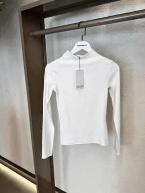 Turtleneck White Bodysuit