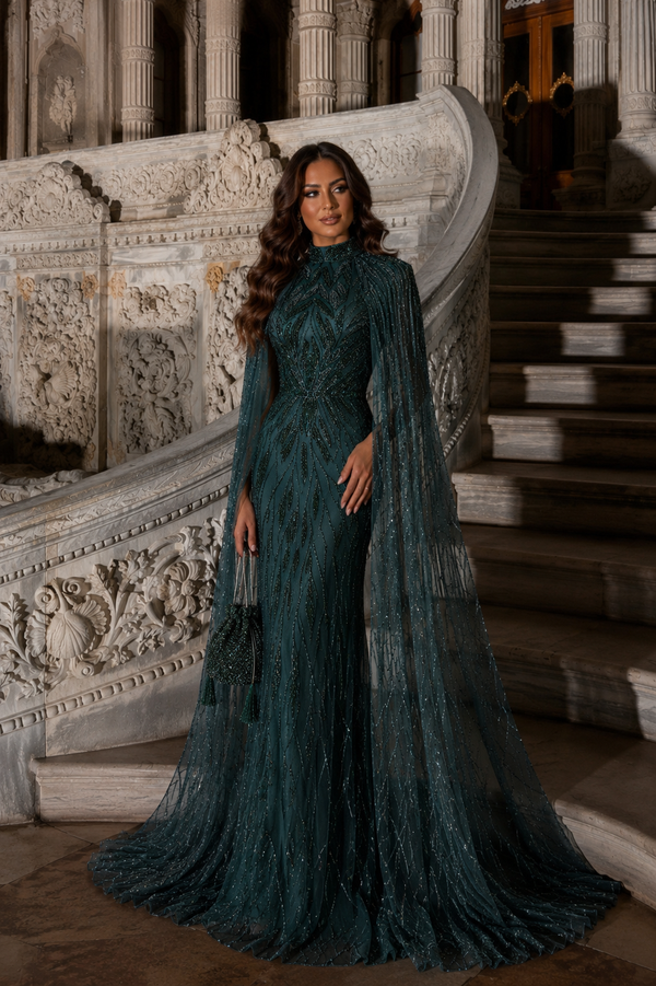 Nuraya Couture Dress - Emerald