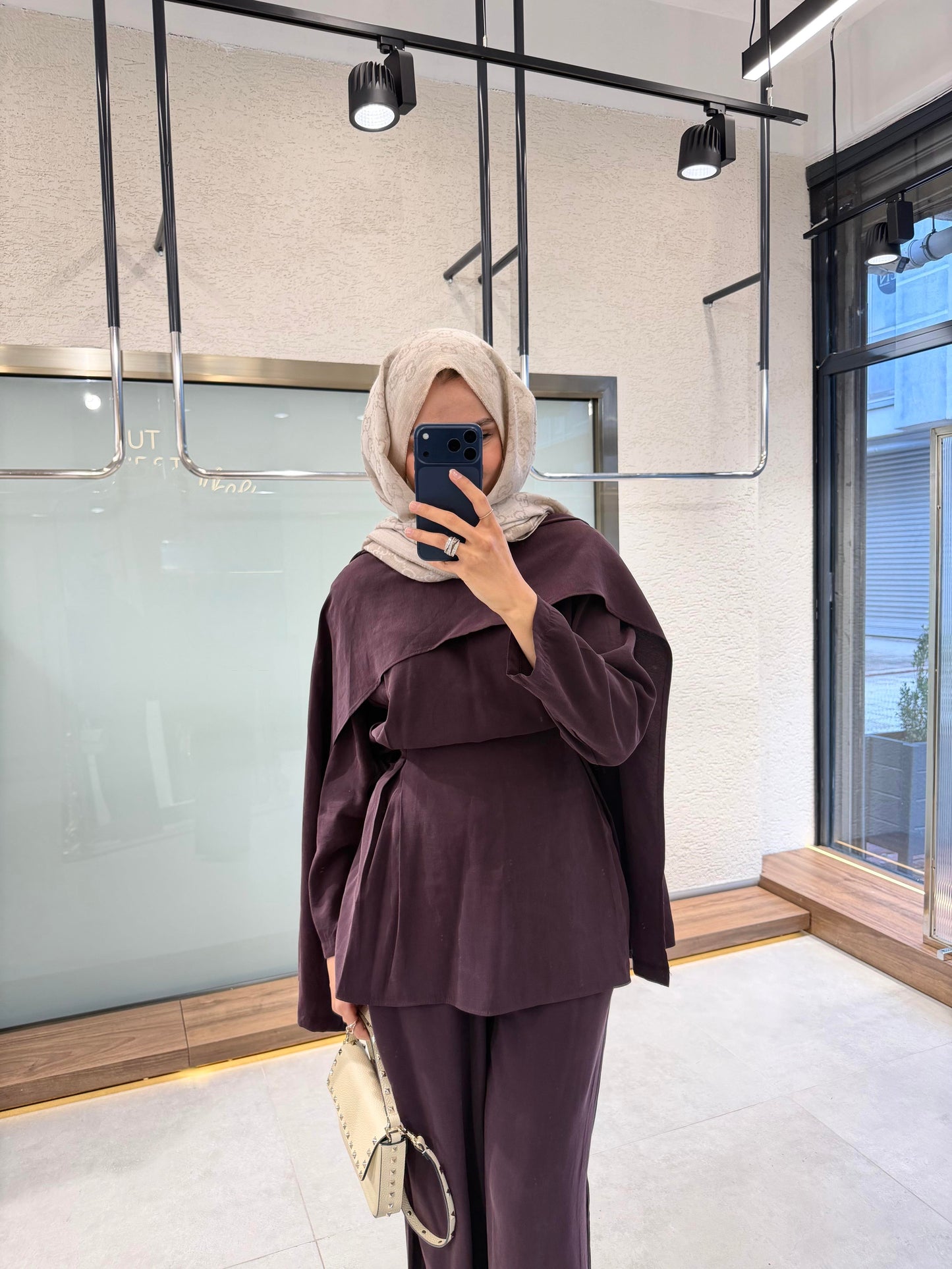 Vanilla Cape Set – Burgundy