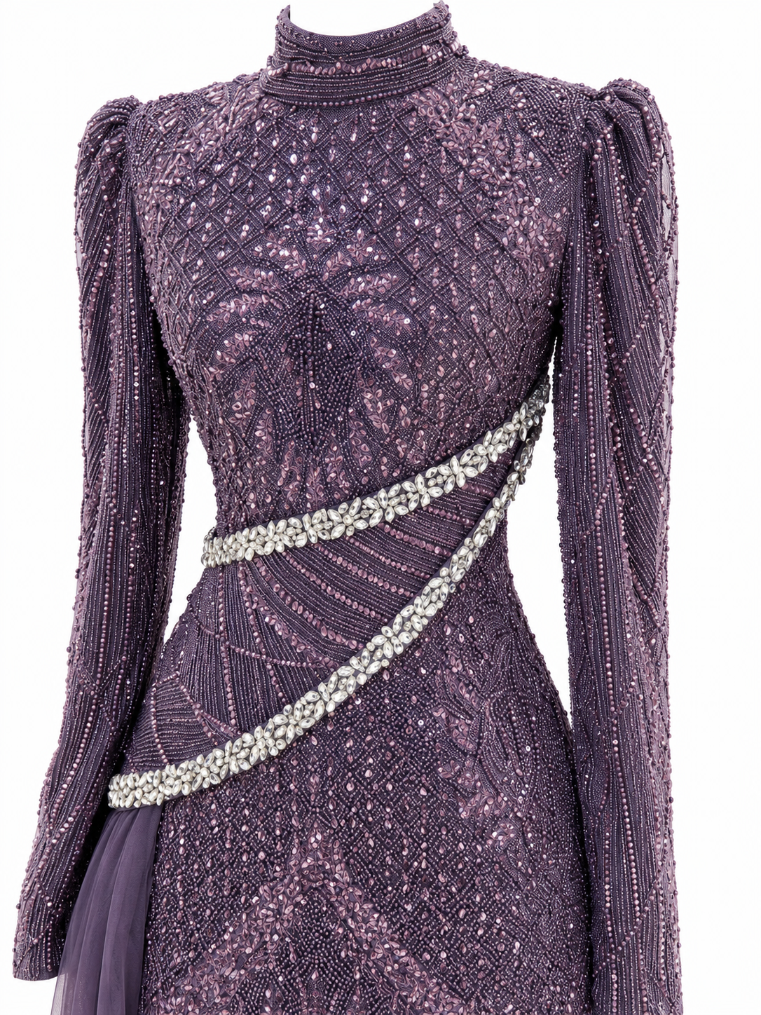 Violette Evening Dress - Lilac