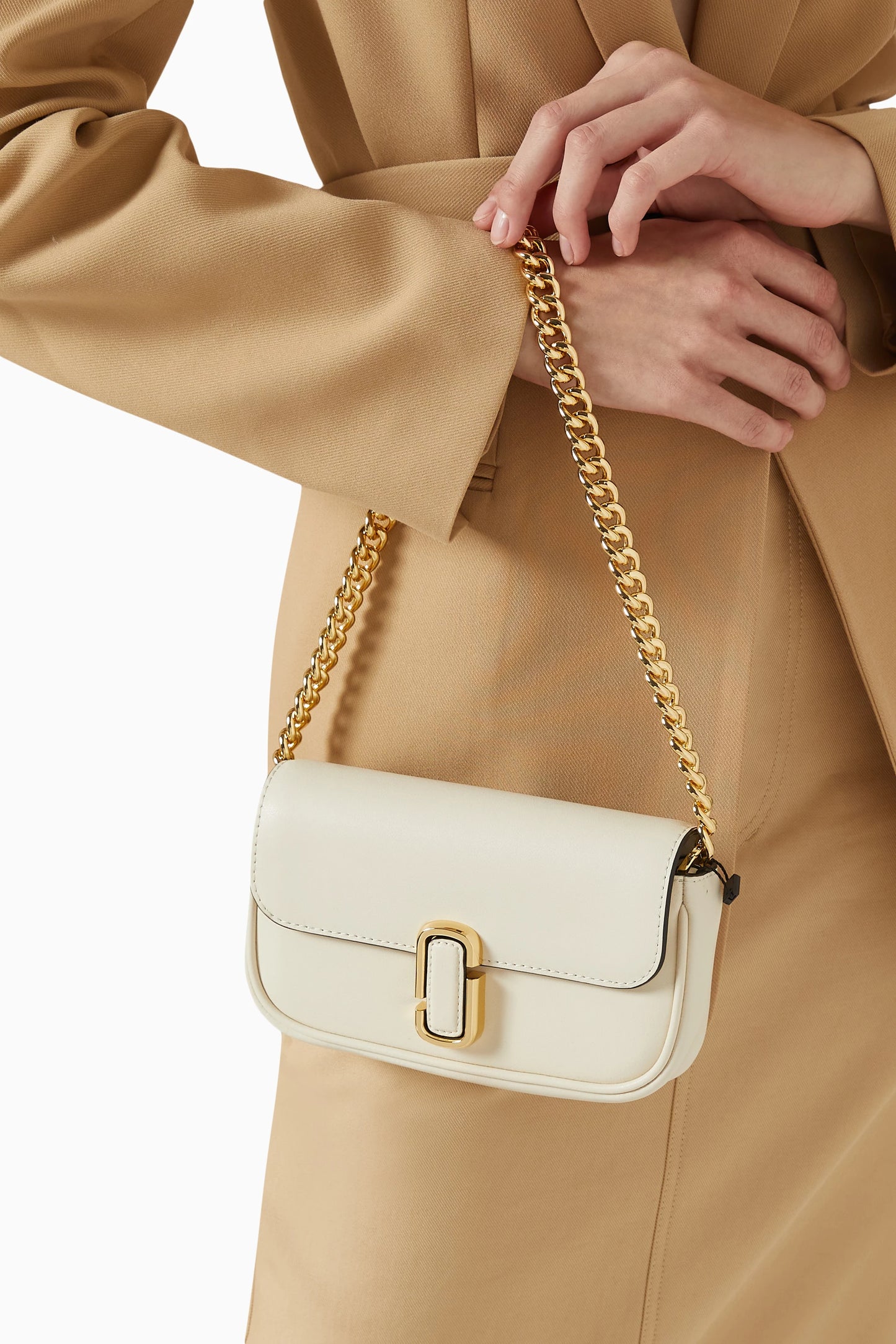 Marc Jacobs The Mini J Marc Shoulder Bag in Leather