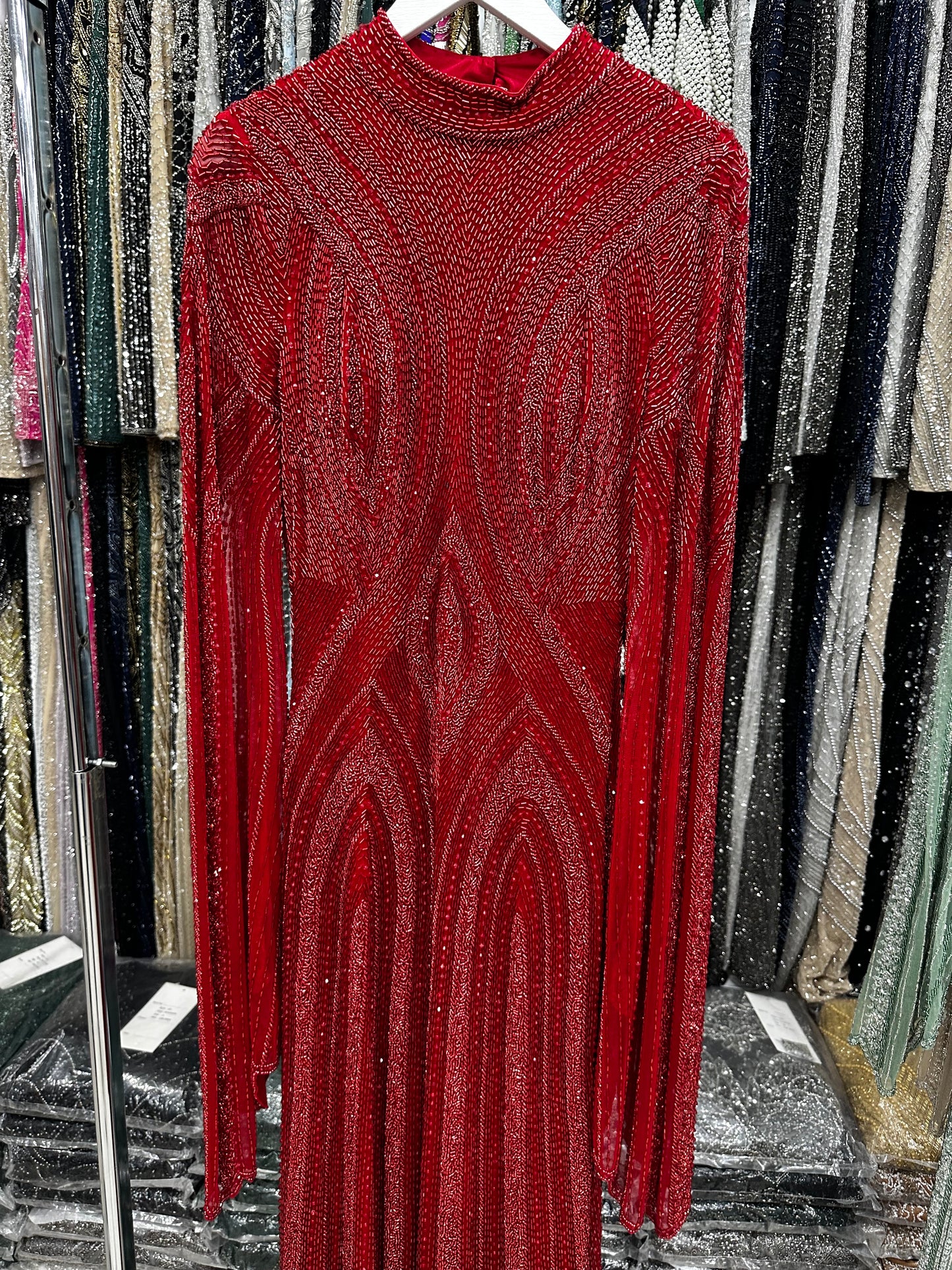 Marbella Couture Evening Dress -Red