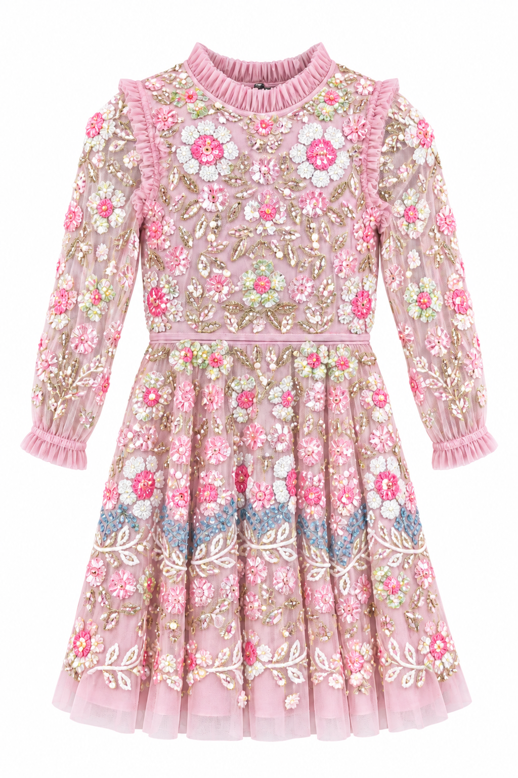 Mini Me Couture Primrose Evening Dress - Pink