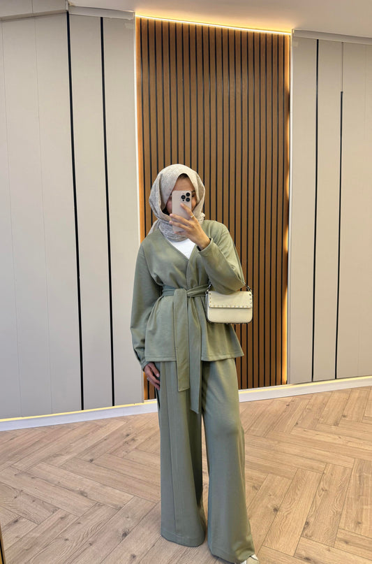 Kimono Pants Set –Sage