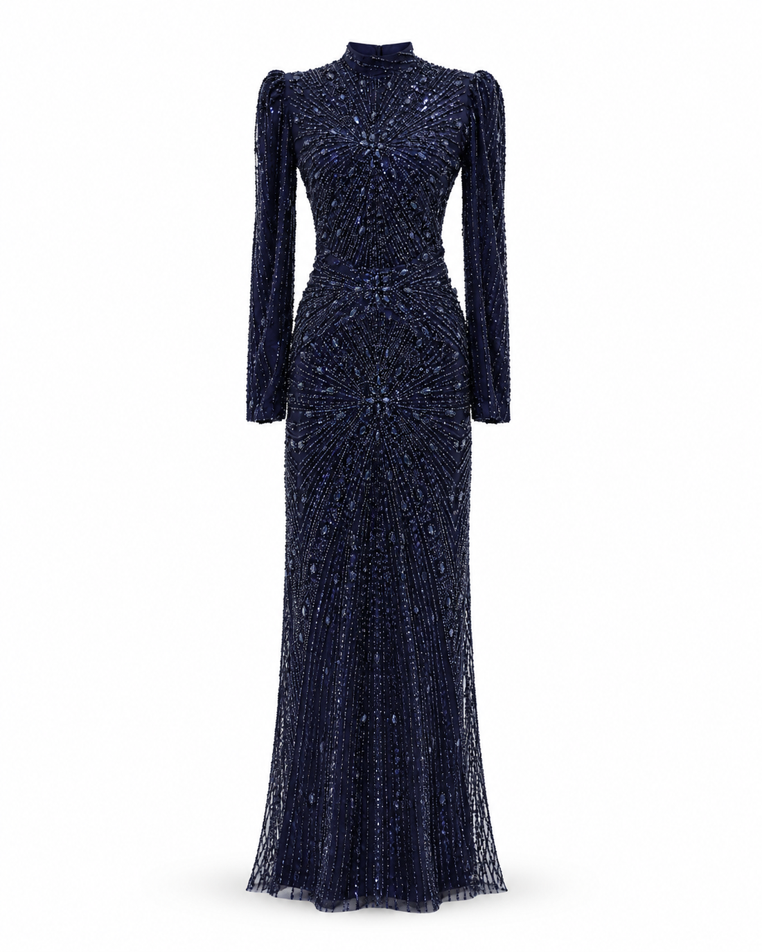 Marjan Evening Dress - Navy