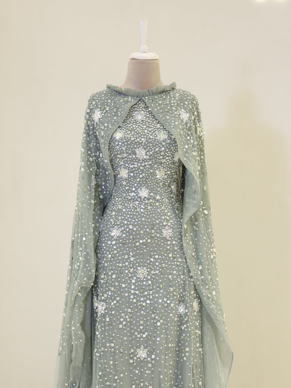 Elaira Evening Dress - Beige - view 2