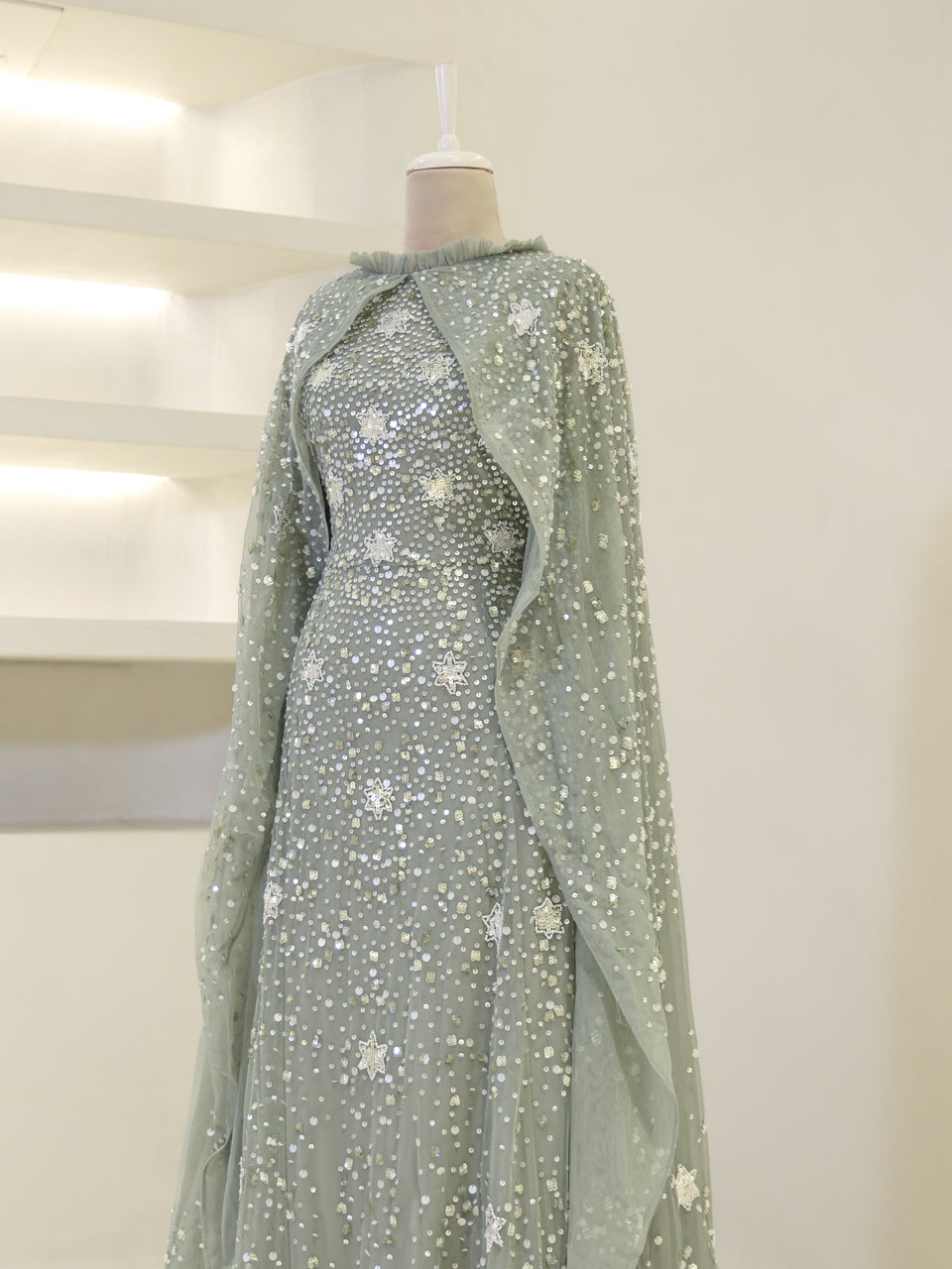 Elaira Evening Dress - Beige - view 3