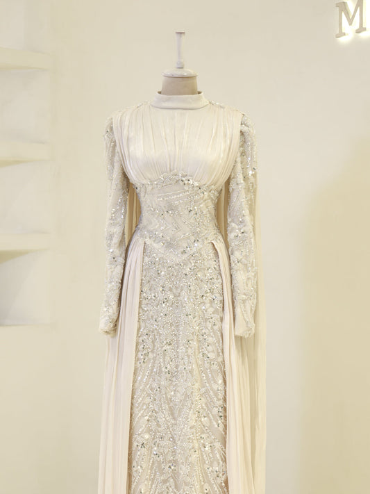 Shirine Evening Dress - Navy