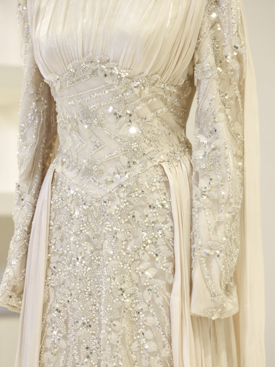 Shirine Evening Dress - Navy - view 4