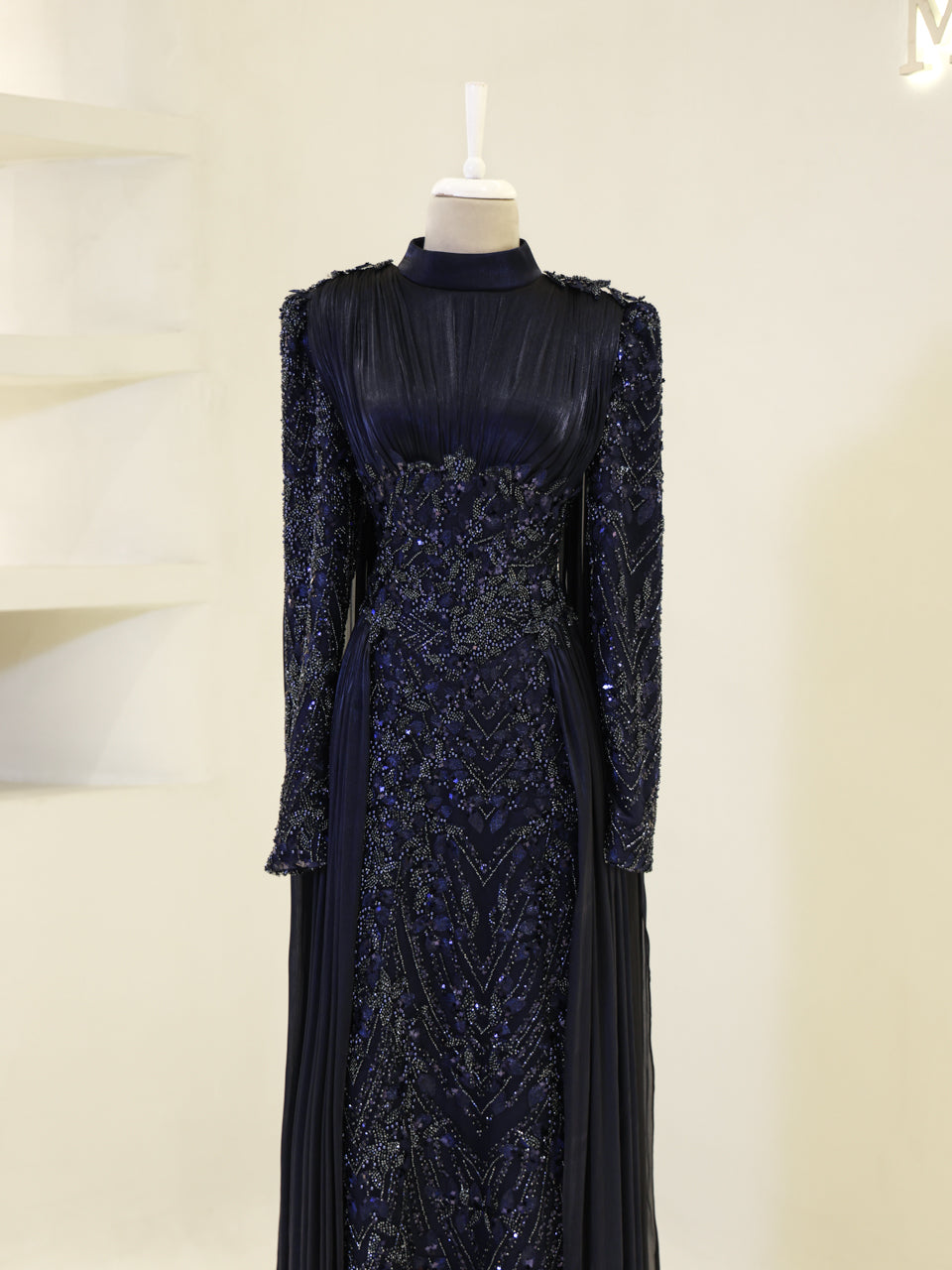 Shirine Evening Dress - Cream - view 2