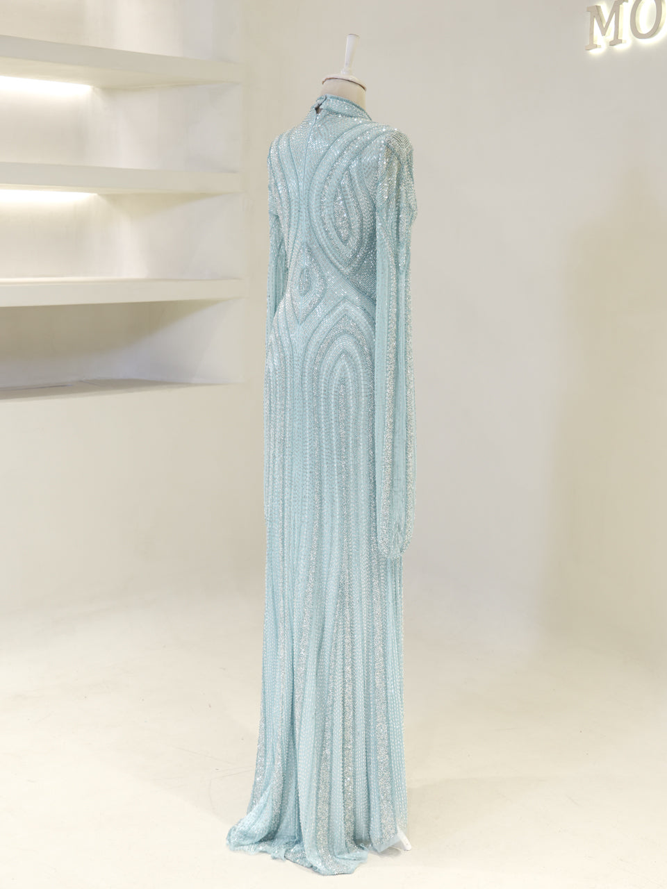 Berru Couture Evening Dress - Blue - view 9