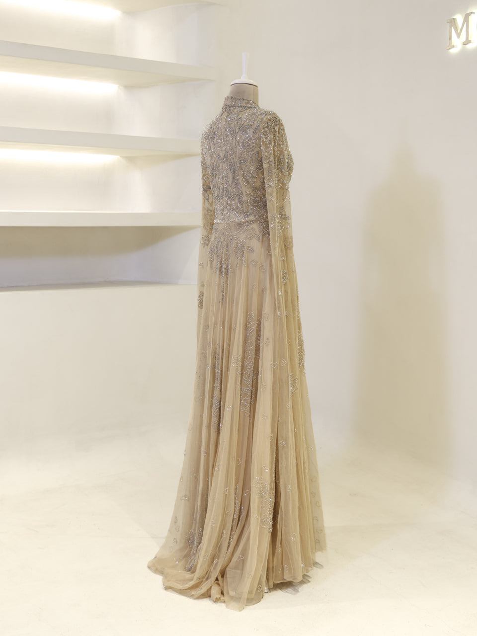 Lulua Couture Evening Dress - Gold - view 5