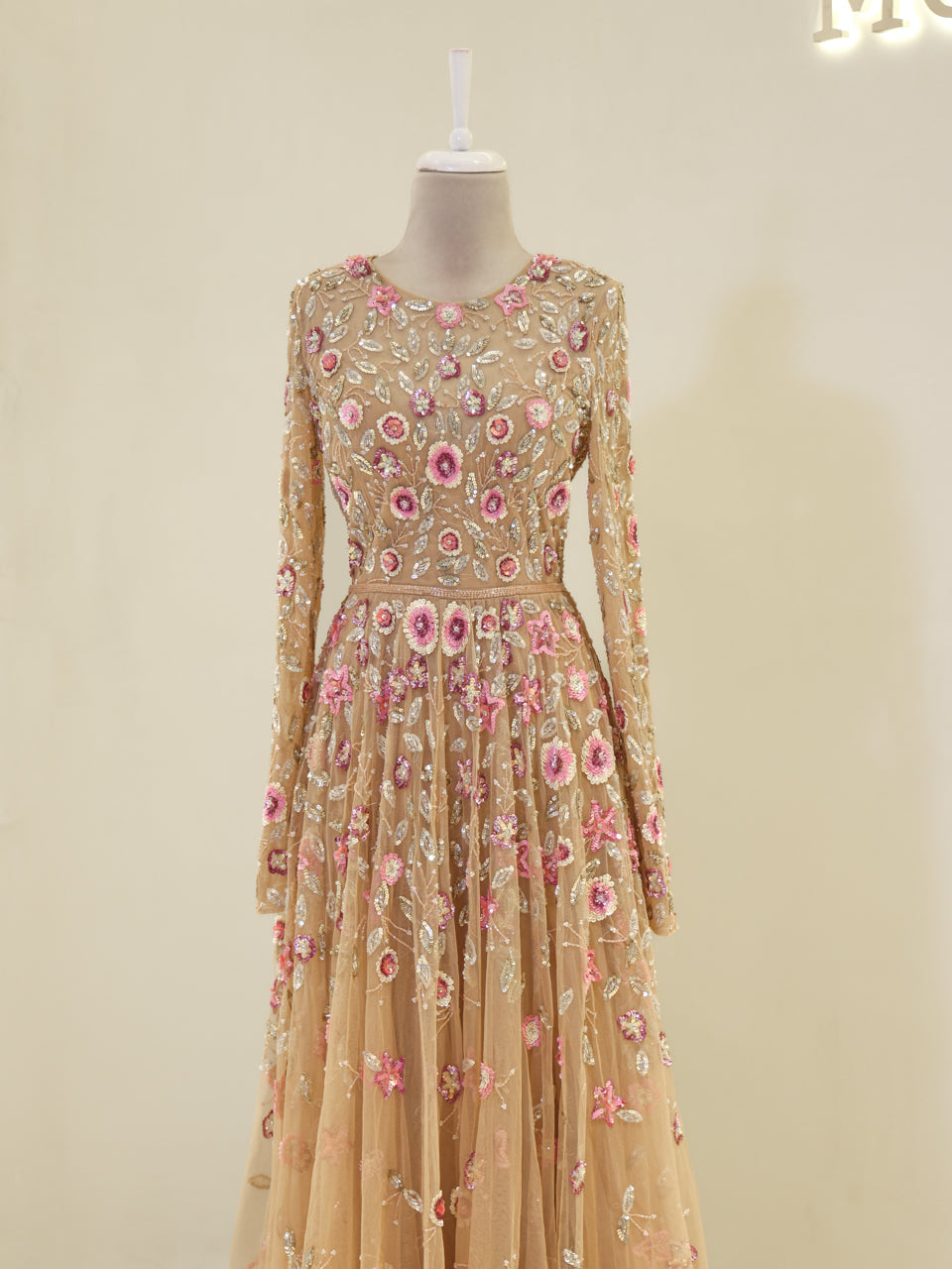 Couture Jasmine Evening Dress - Gold - view 2