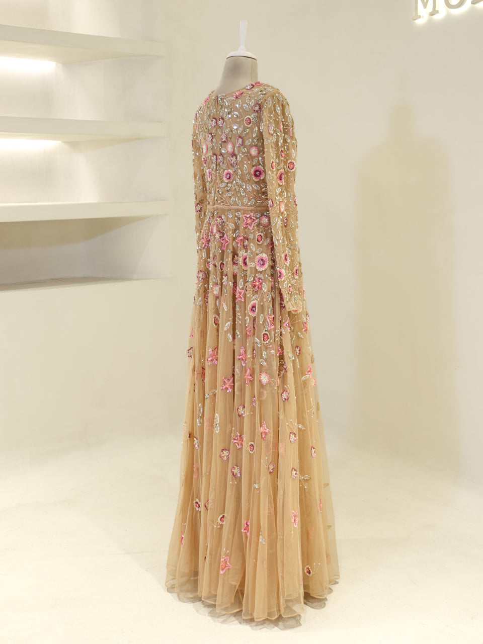 Couture Jasmine Evening Dress - Gold - view 5