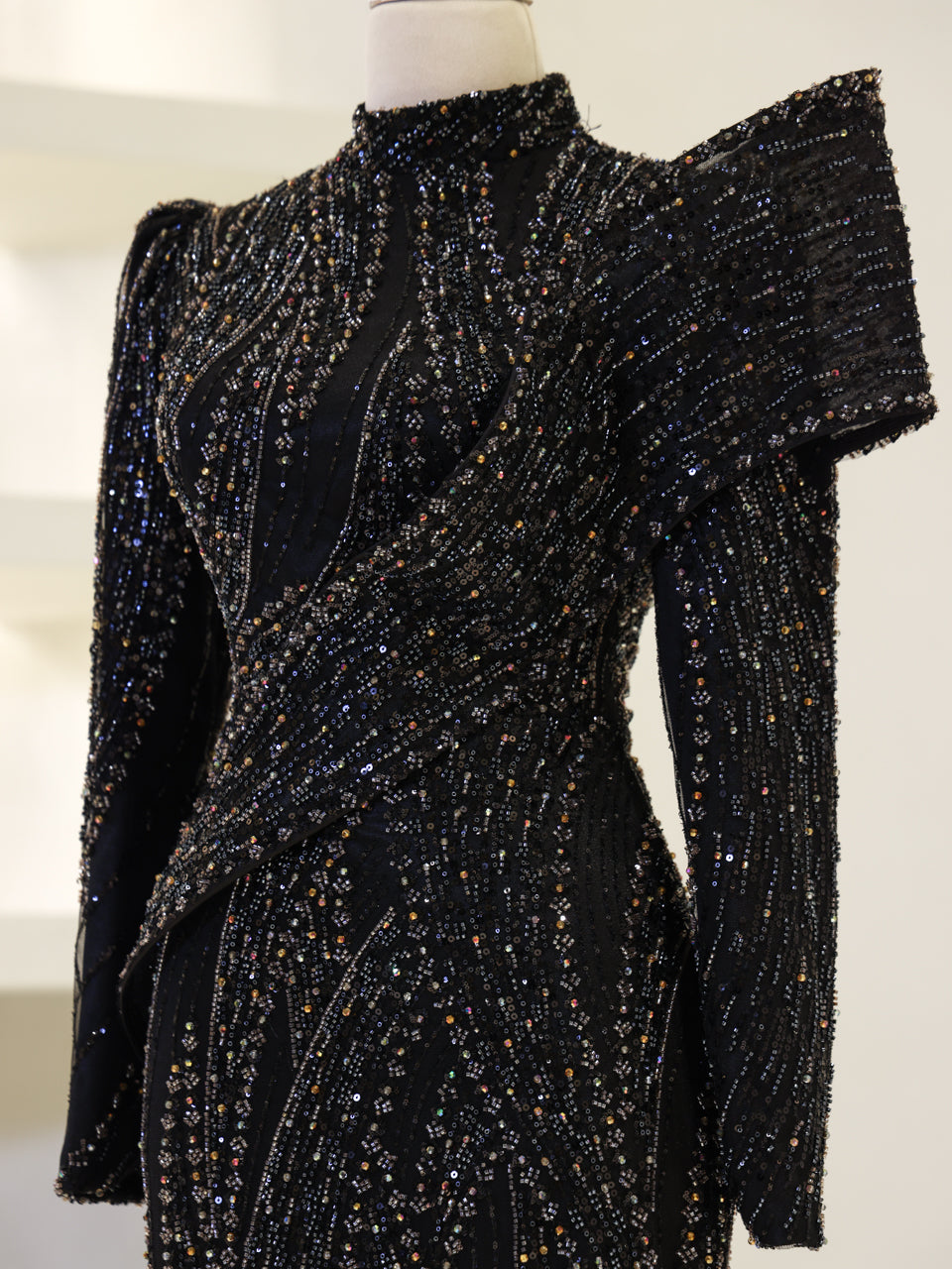 Majesty Evening Dress - Black - view 4