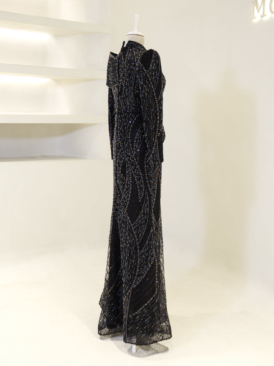 Majesty Evening Dress - Black - view 5