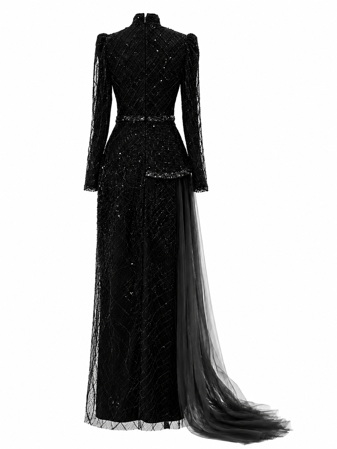 Violette Evening Dress - Black