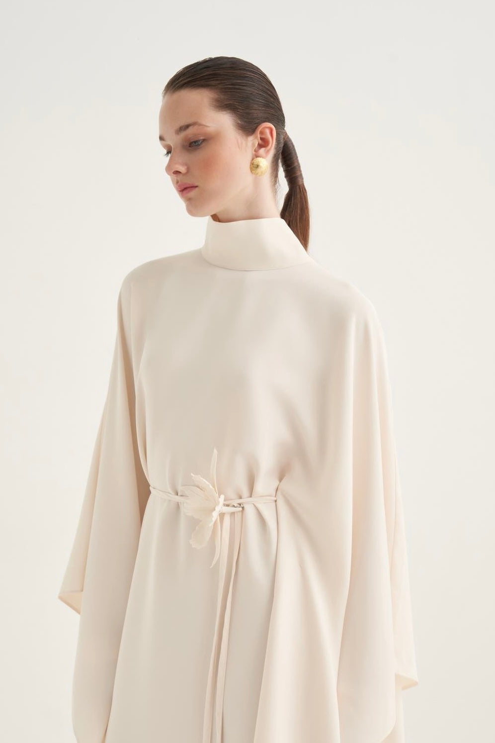 Limited Edition Handmade Kaftan Dress with Floral Details