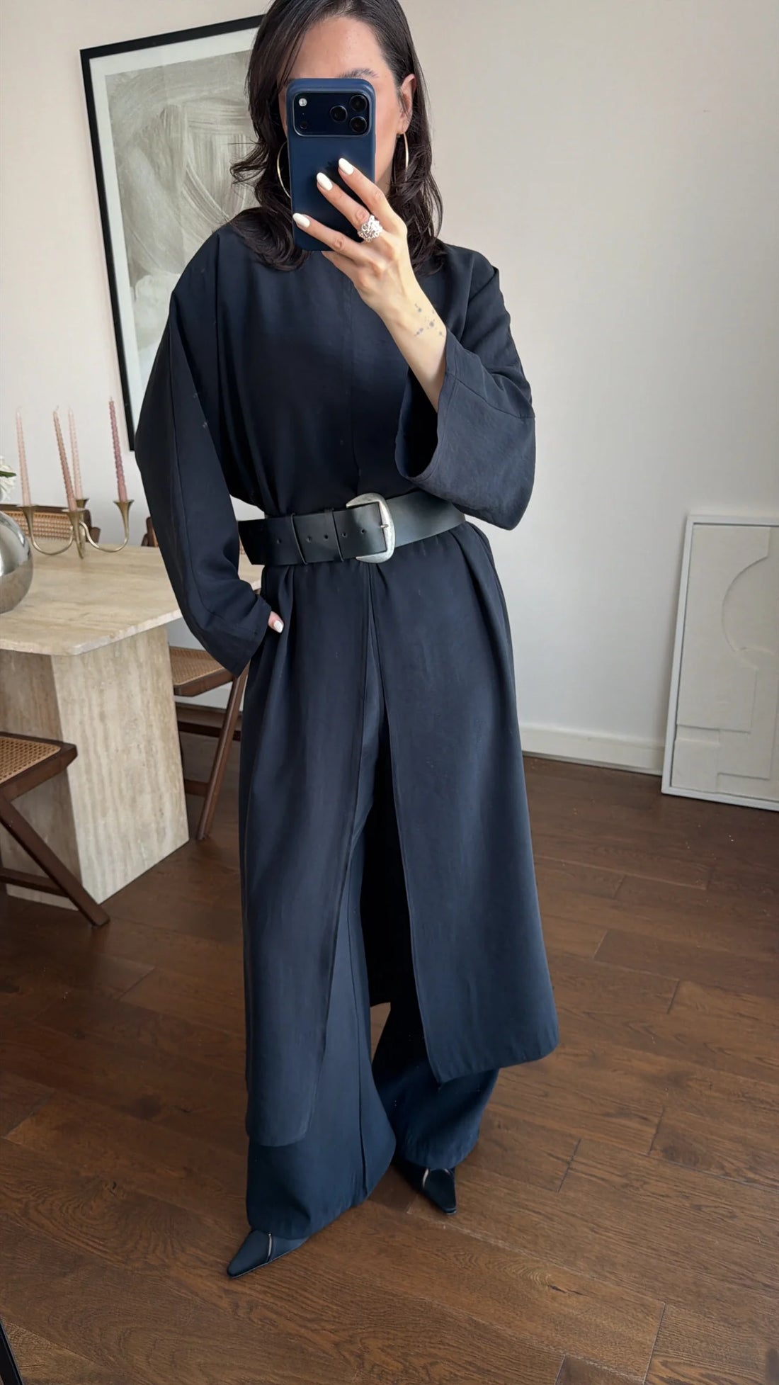 Bandana Detail Three-Piece Co-ord Set- black