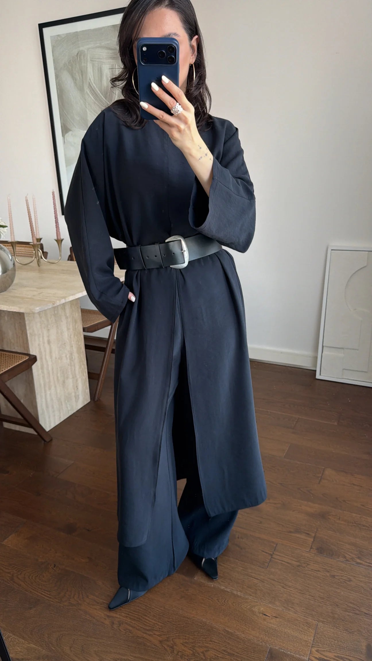 Bandana Detail Three-Piece Co-ord Set- black