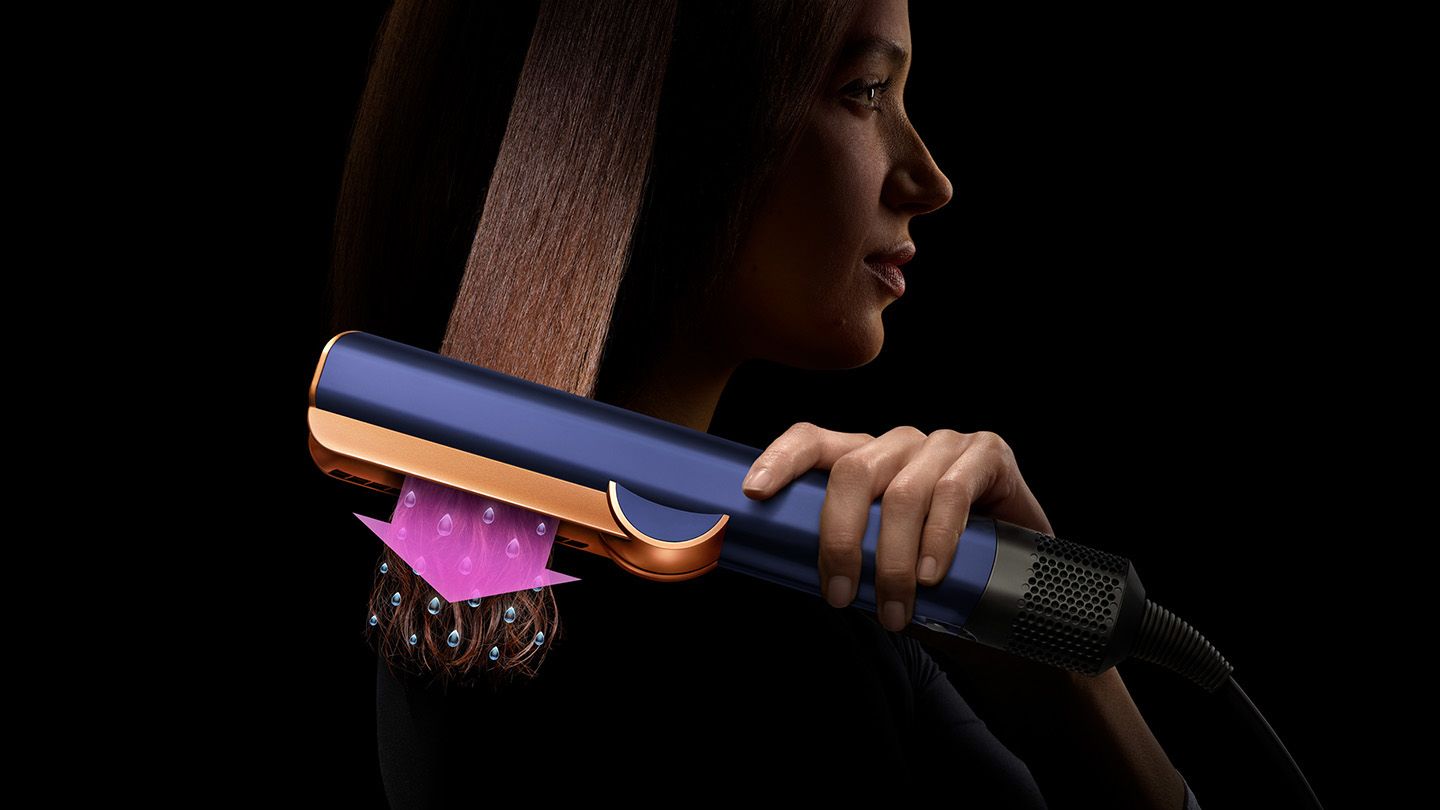 Dyson Airstrait™ straightener Blue/Copper