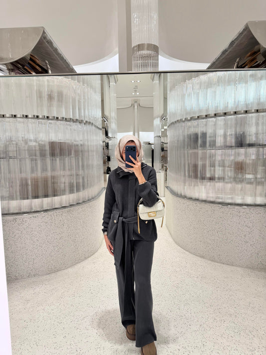 Soft Knit Set – Gray