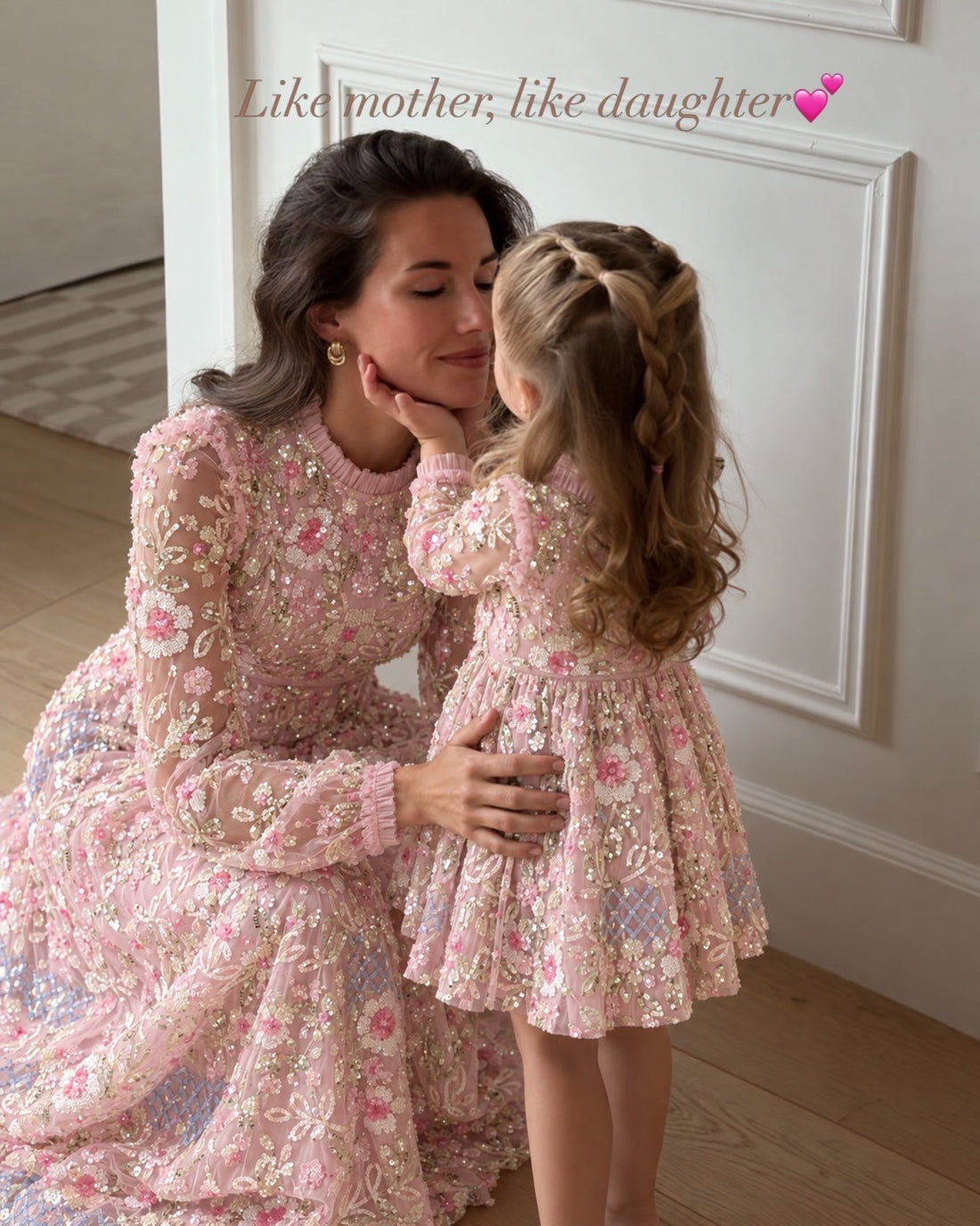 Mini Me Couture Primrose Evening Dress - Pink