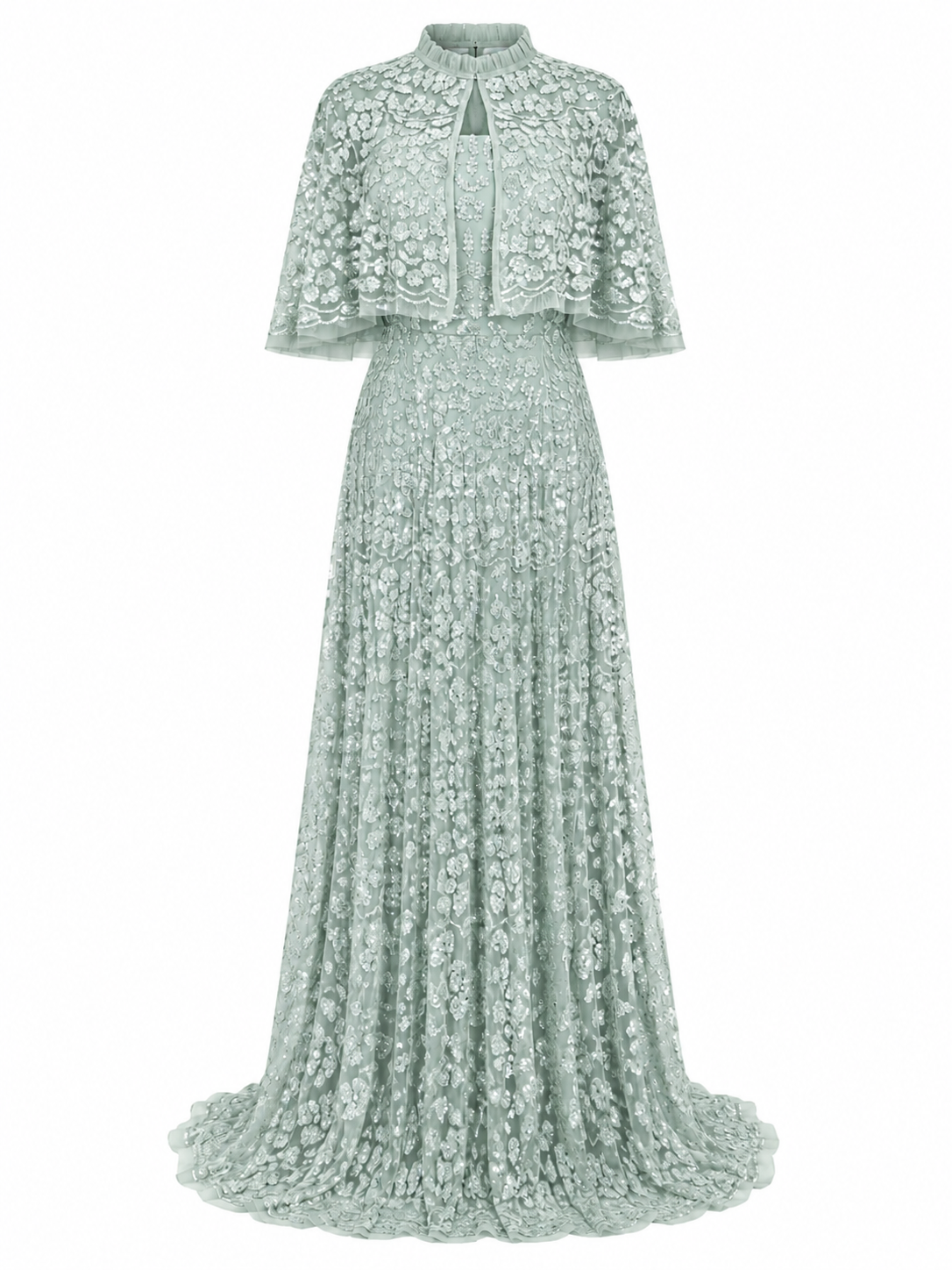 Couture Daisy Evening Dress - Cream