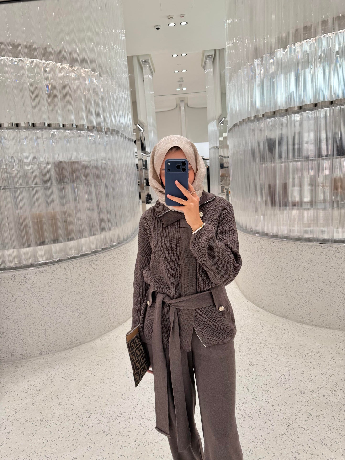 Soft Knit Set – Light Coffee