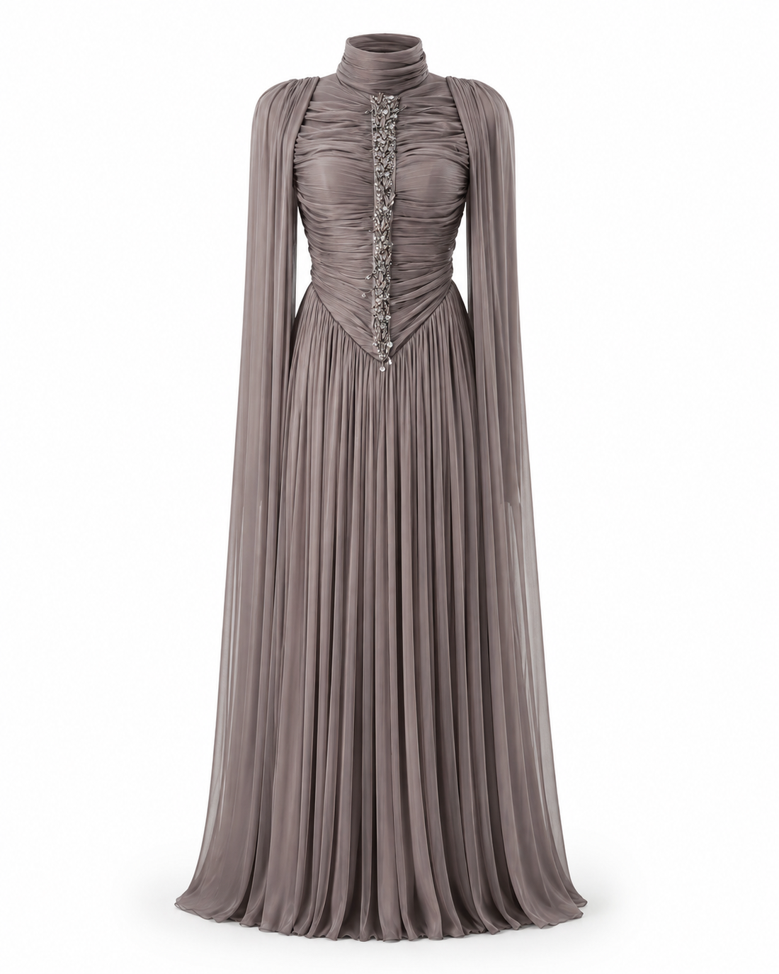 Mona Evening Dress - Mink