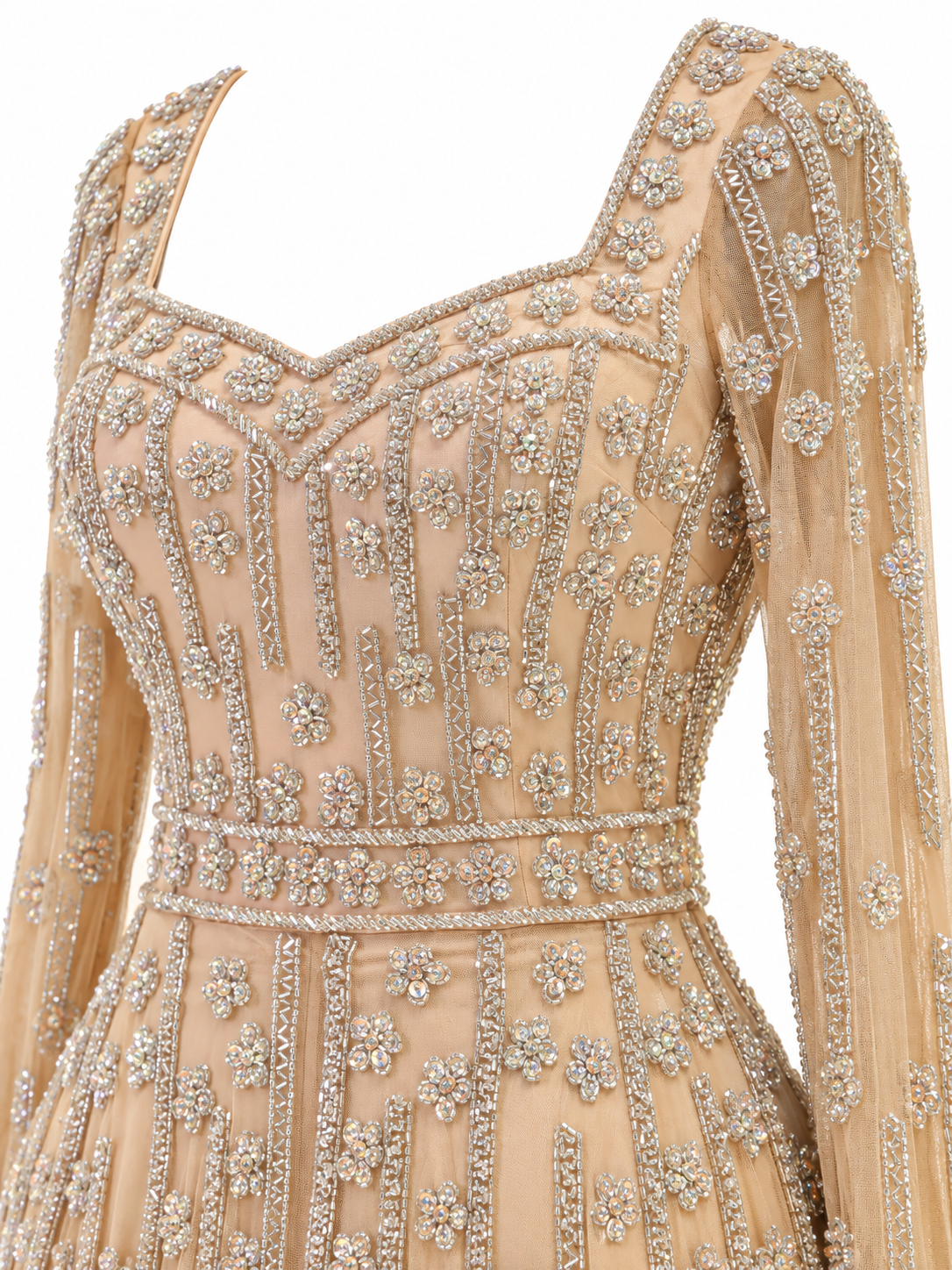 Couture Estella Evening Dress - Salmon