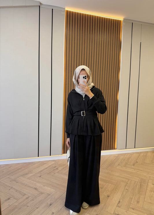 Belted Oysh Set – Black