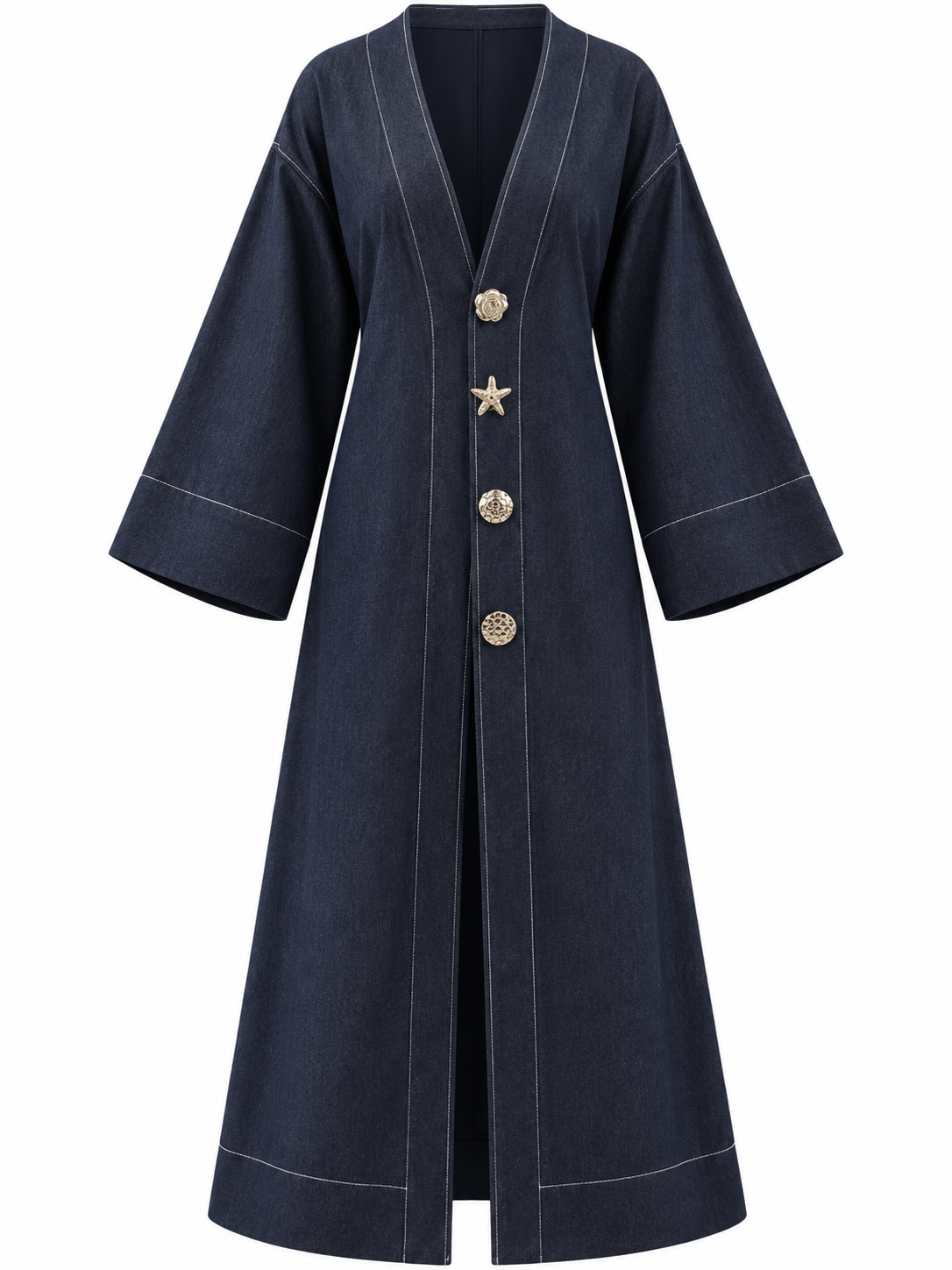 Rivelle Kimono Denim Jacket - Navy