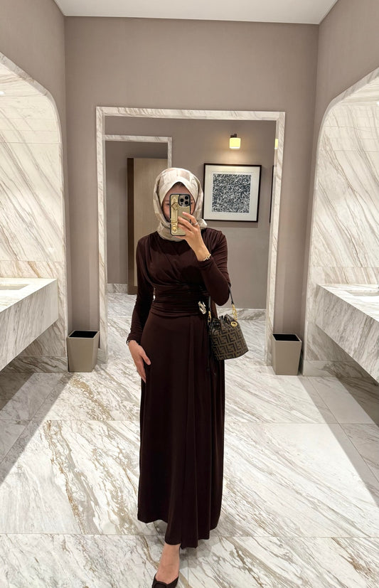 Sandy Dress Brown Size 1