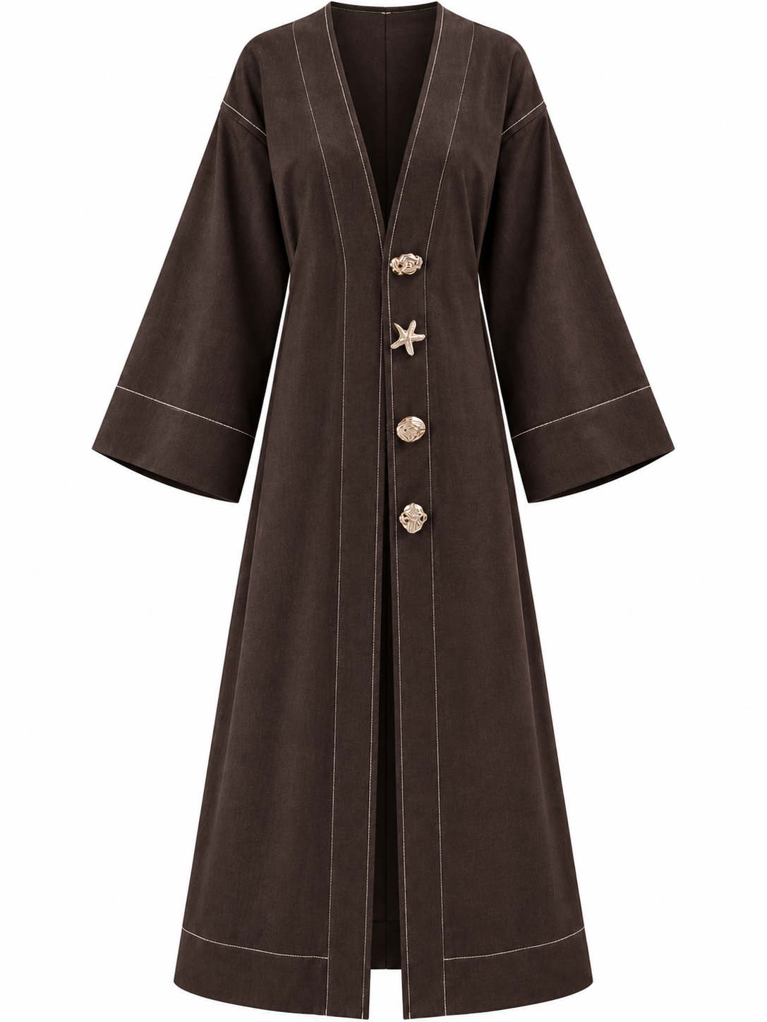 Rivelle Kimono Denim Jacket - Brown