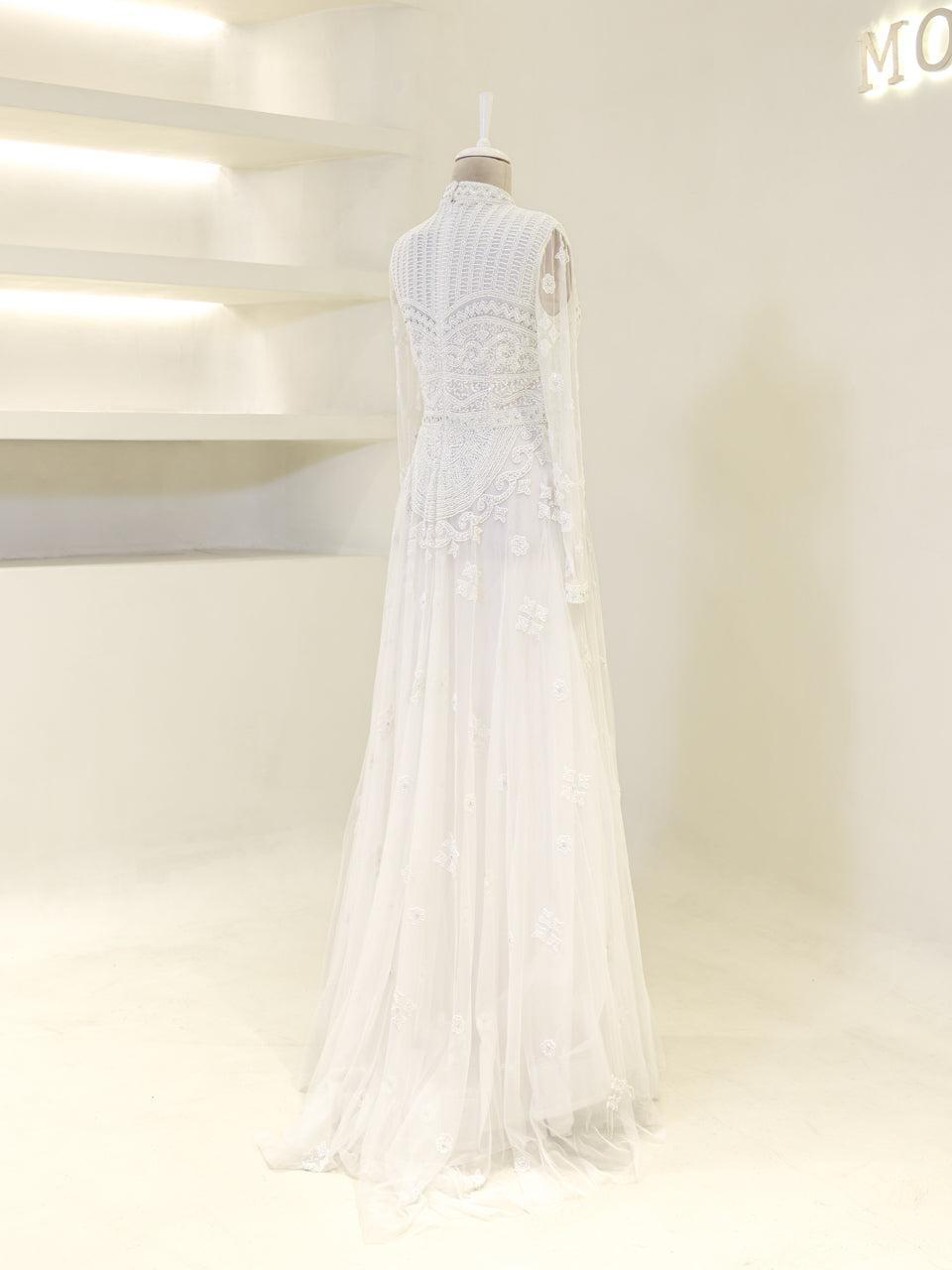 Layla Couture Evening Dress - White