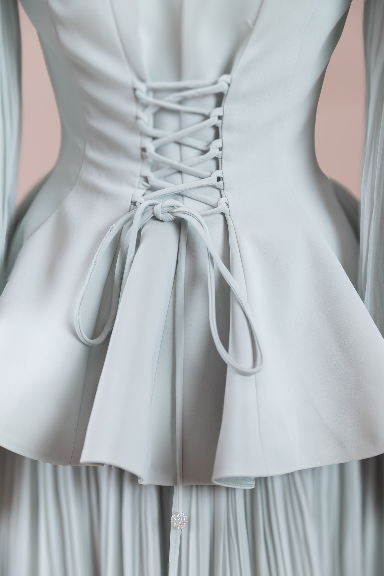 Limited Collection Peplum Jacket & Pleated Maxi Skirt Set – 3D Floral Embroidered Evening Ensemble