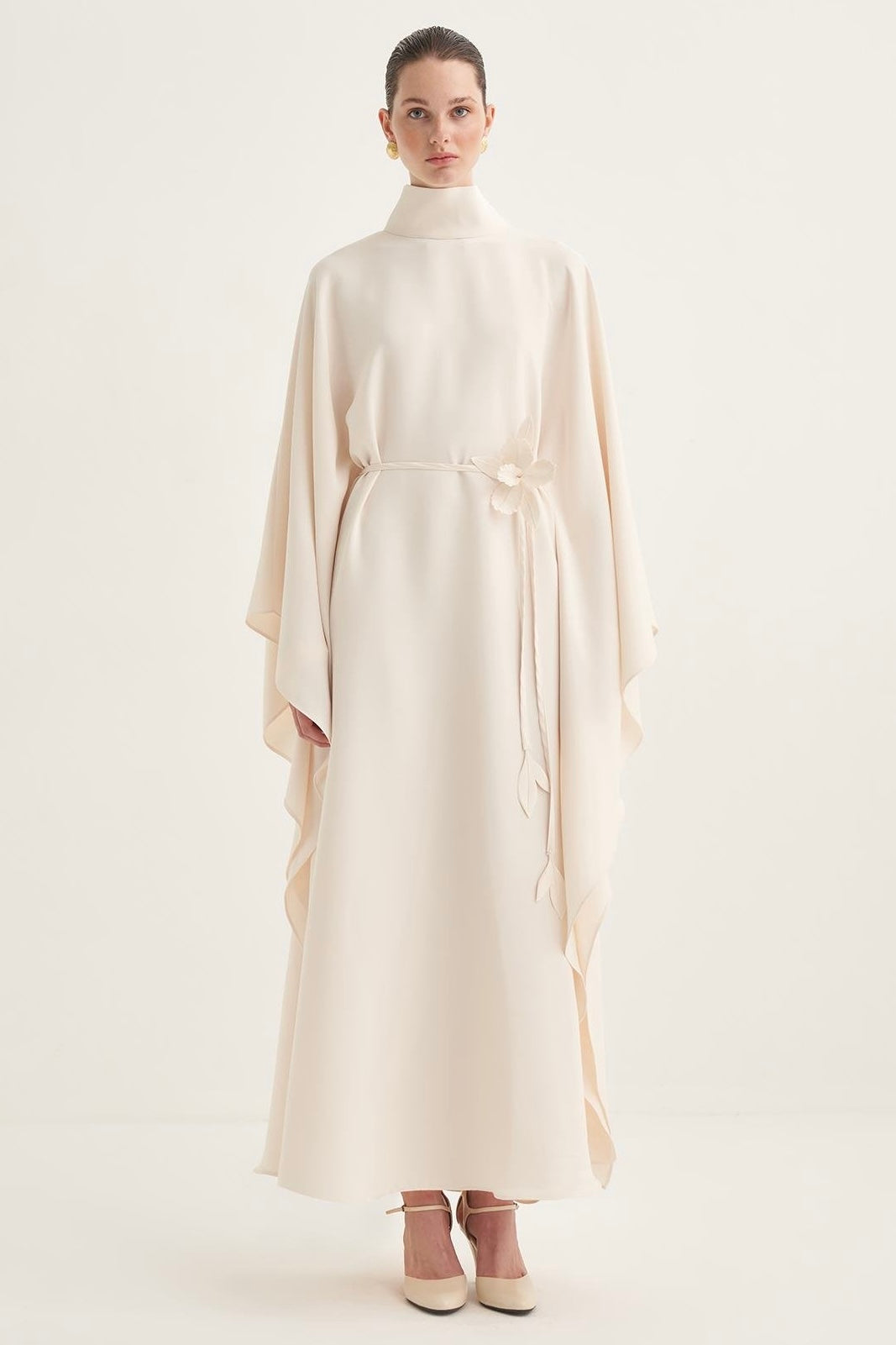 Limited Edition Handmade Kaftan Dress with Floral Details