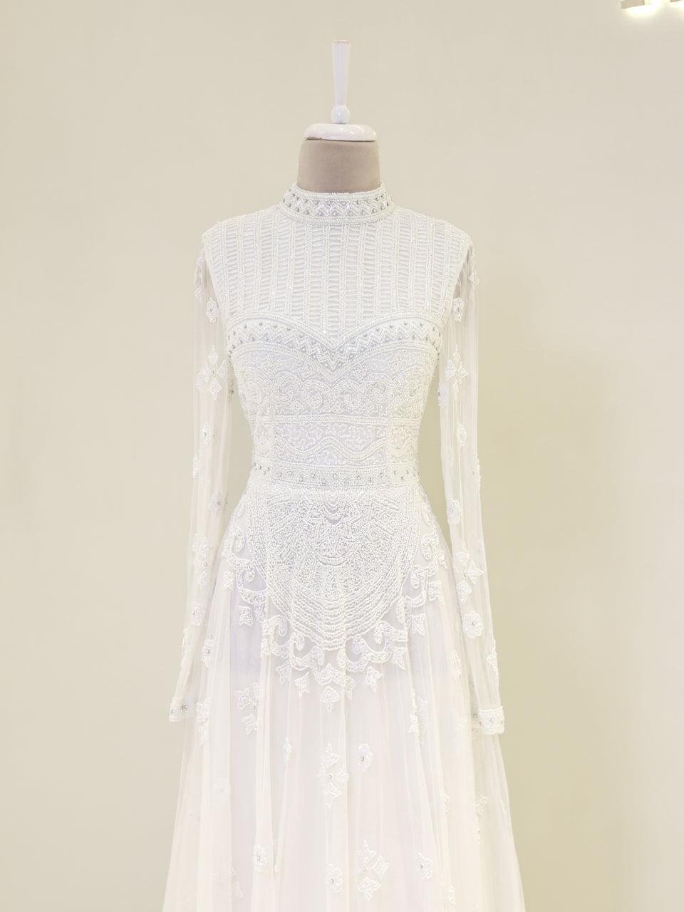 Layla Couture Evening Dress - White