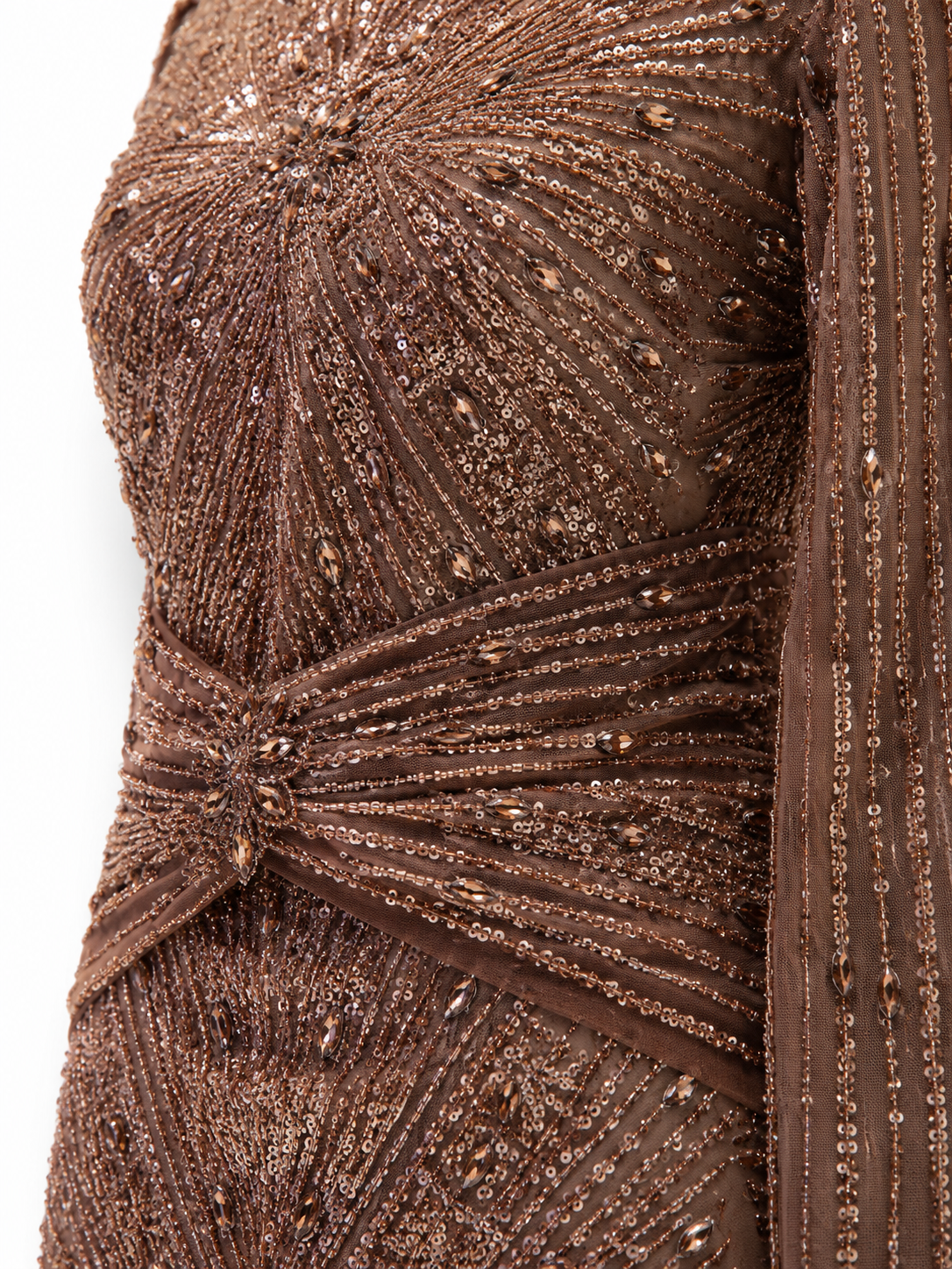 Marjan Evening Dress - Mocha