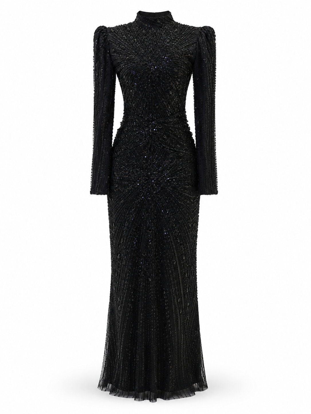 Marjan Evening Dress - Black