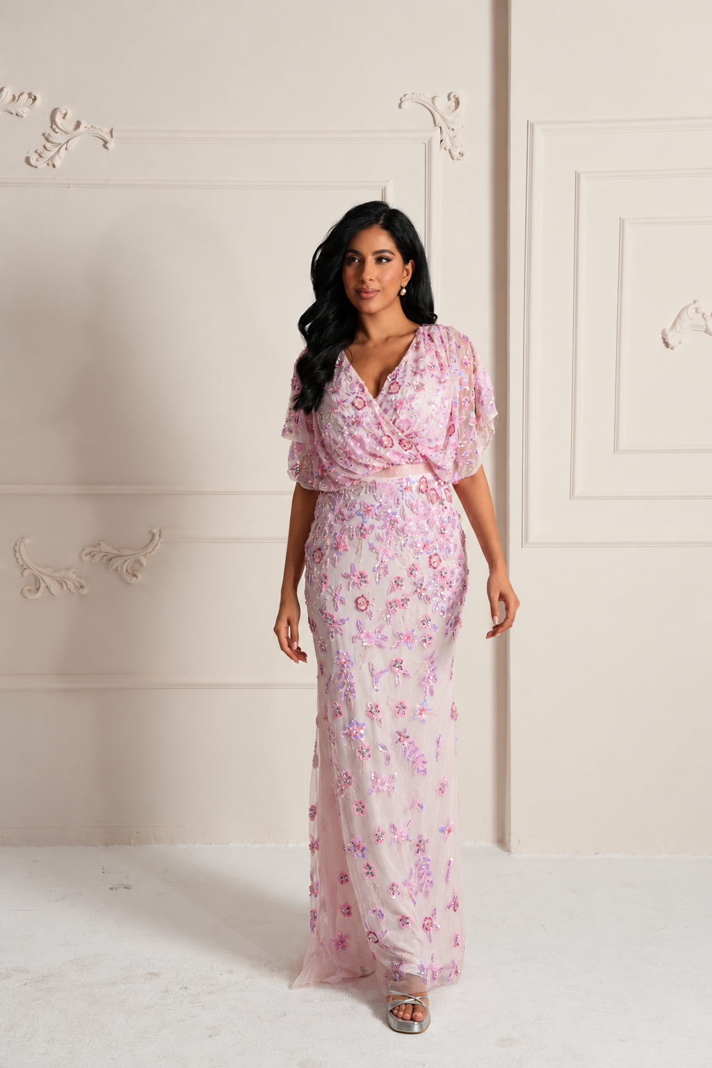 Couture Rosie Evening Dress - Pink