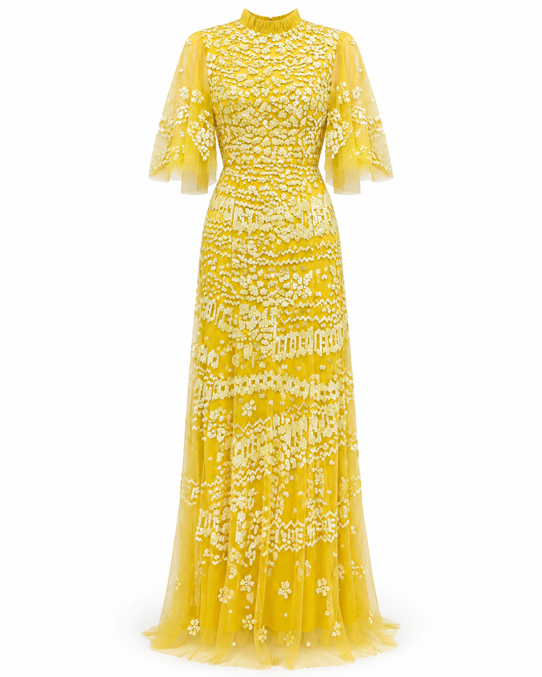 Couture Inaya Evening Dress - Yellow
