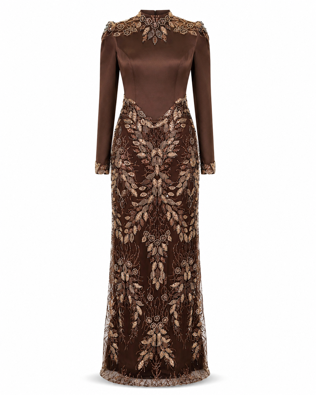 Nadine Brown Couture Dress