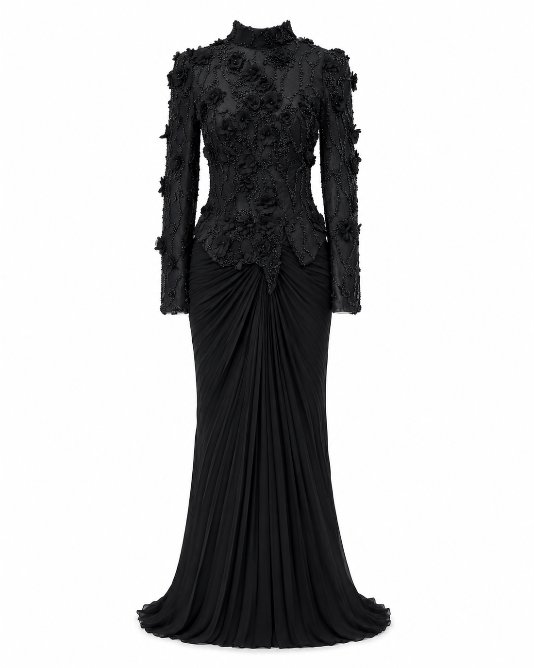 Marie Black Couture Dress