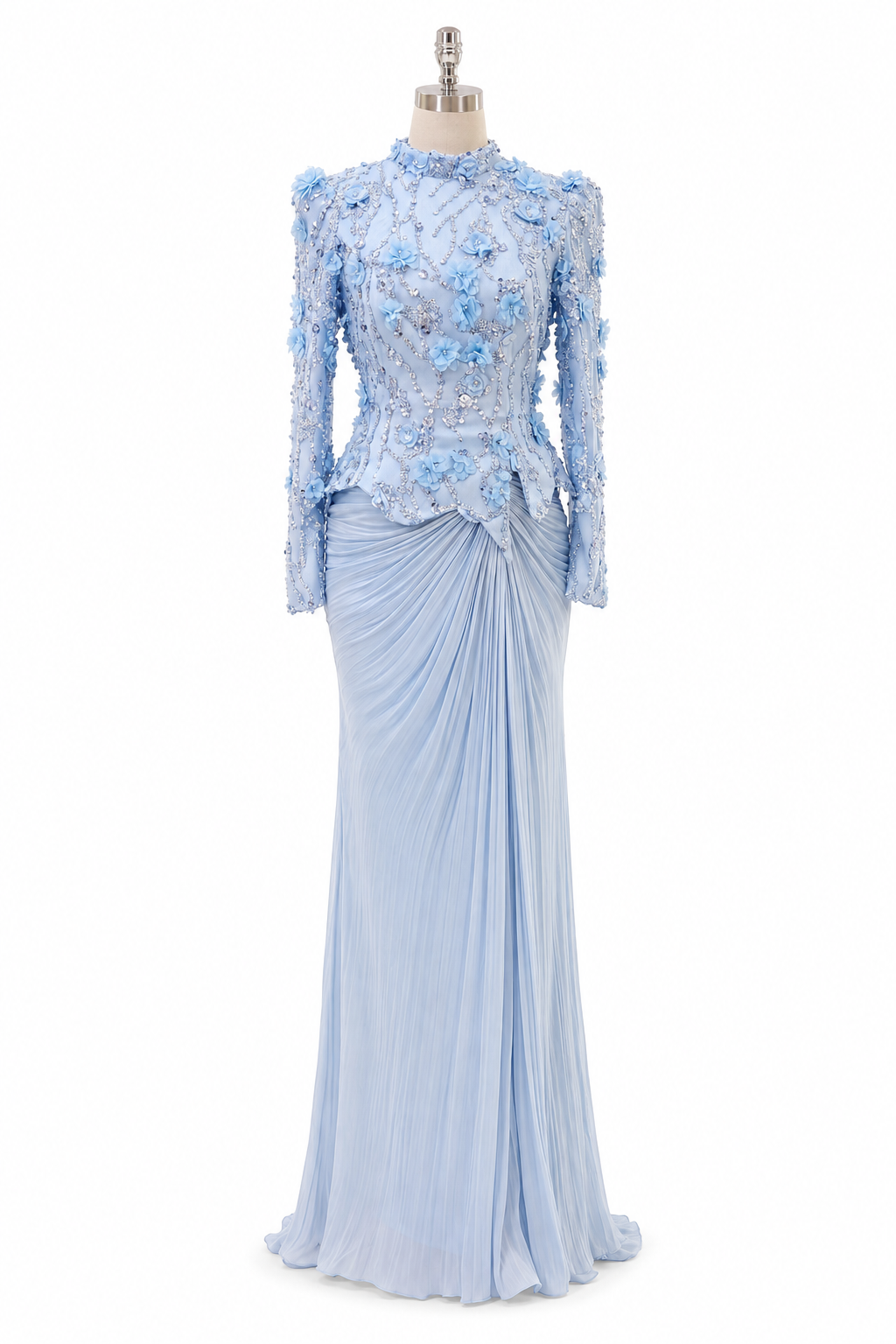 Marie Blue Couture Dress